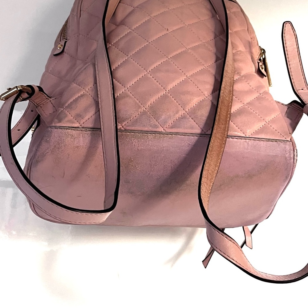 Michael Kors Rhea Pink Quilted Backpack - AS IS - Picture 10 of 14